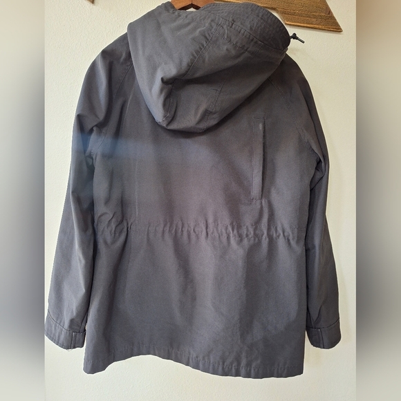 Penfield Kasson Parka Jacket Black Full Zip Mid Length Hooded Womens Size L - Picture 10 of 11